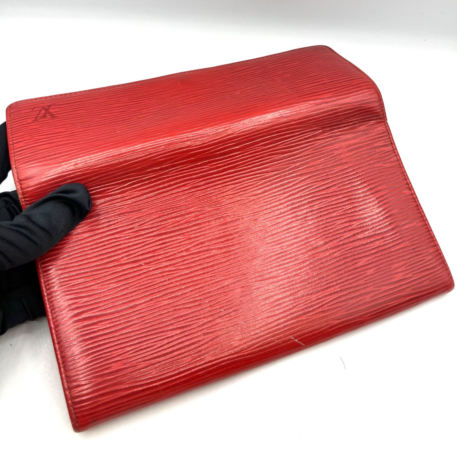 LOUIS VUITTON◇ポシェット・ポルト・モネ・クレディ_エピ_PUP/レザー