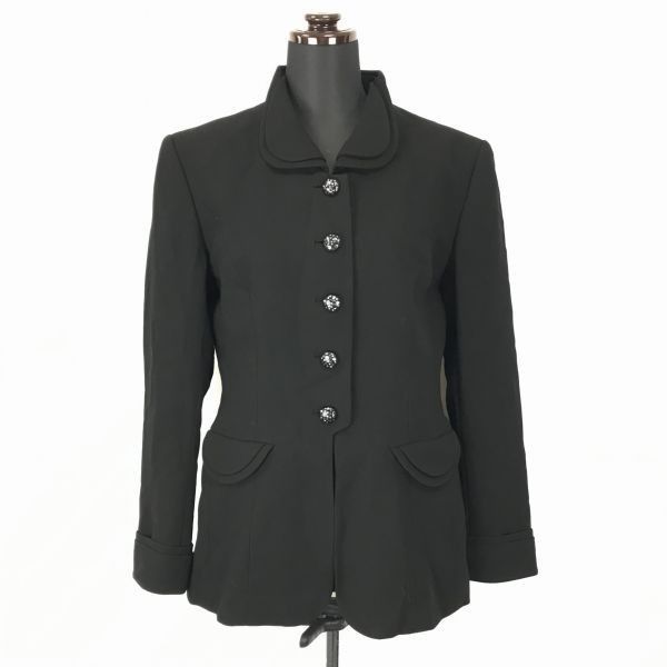 十仁プラザ/Jujin Plaxa【40/レディースL/黒/ブラック】上下  