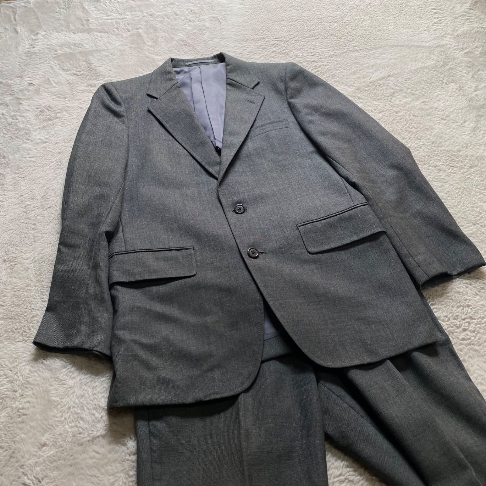 J.PRESS AUTHENTIC MODEL セットアップ　スーツ　グレー J.PRESS スーツ Jpress ジェイプレス スーツ セットアップ カジュアル