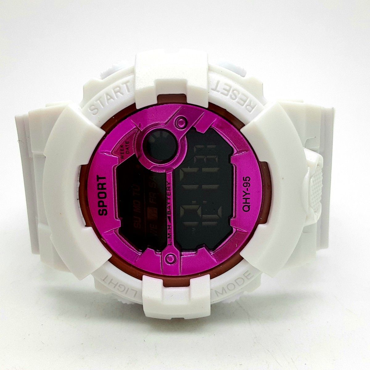 53%OFF!】 新品 送料無料 ＡＯＳＵＮ 腕時計デジタル多機能LEDブラック×メタルグリーン