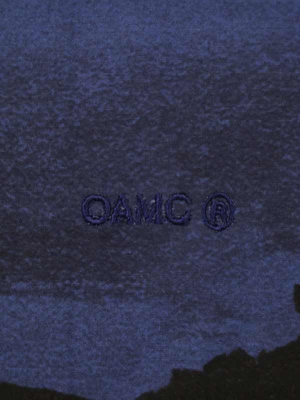 OAMC オーエーエムシー 23SS KURT SHIRT FLORA ショートスリーブレーヨンシャツ ブルー L