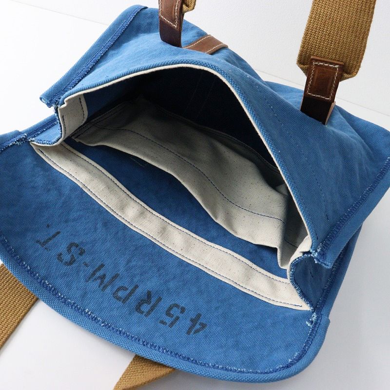 45rpm 葉山ブルー 2号帆布 トートバッグ美品 17㍑ 45rpm 葉山ブルー 2号帆布 トートバッグ美品 17㍑ いつもの