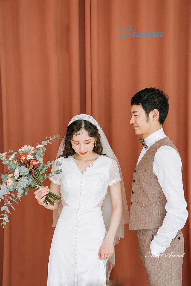 ウェディングドレス ロングドレス スレンダーライン 半袖 二次会 バックレス サテン 背中美人 前撮り 挙式 ブライダル ウエディングドレス 結婚式 花嫁 pai5a882800 WWW_MORNINGWALKER_COM