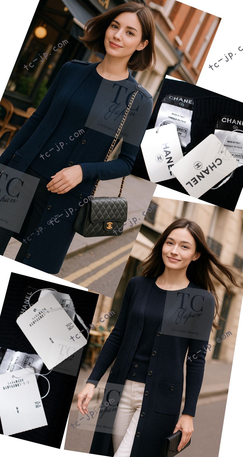 シャネル セーター CHANEL ブラック ドット ロゴ ふんわり すべすべ カシミヤ 100% ニット ココマーク カール・ラガーフェルド作 超美品 38 シャネル カーディガン トップス セーター CHANEL ブラック