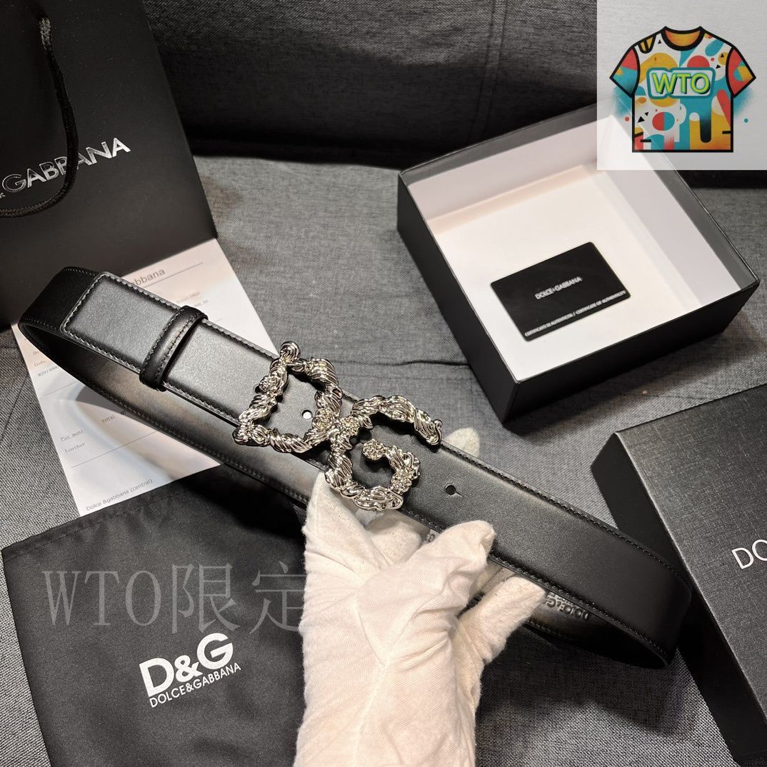 今日特価】Dolce&Gabbana DG レザーベルト - メルカリ