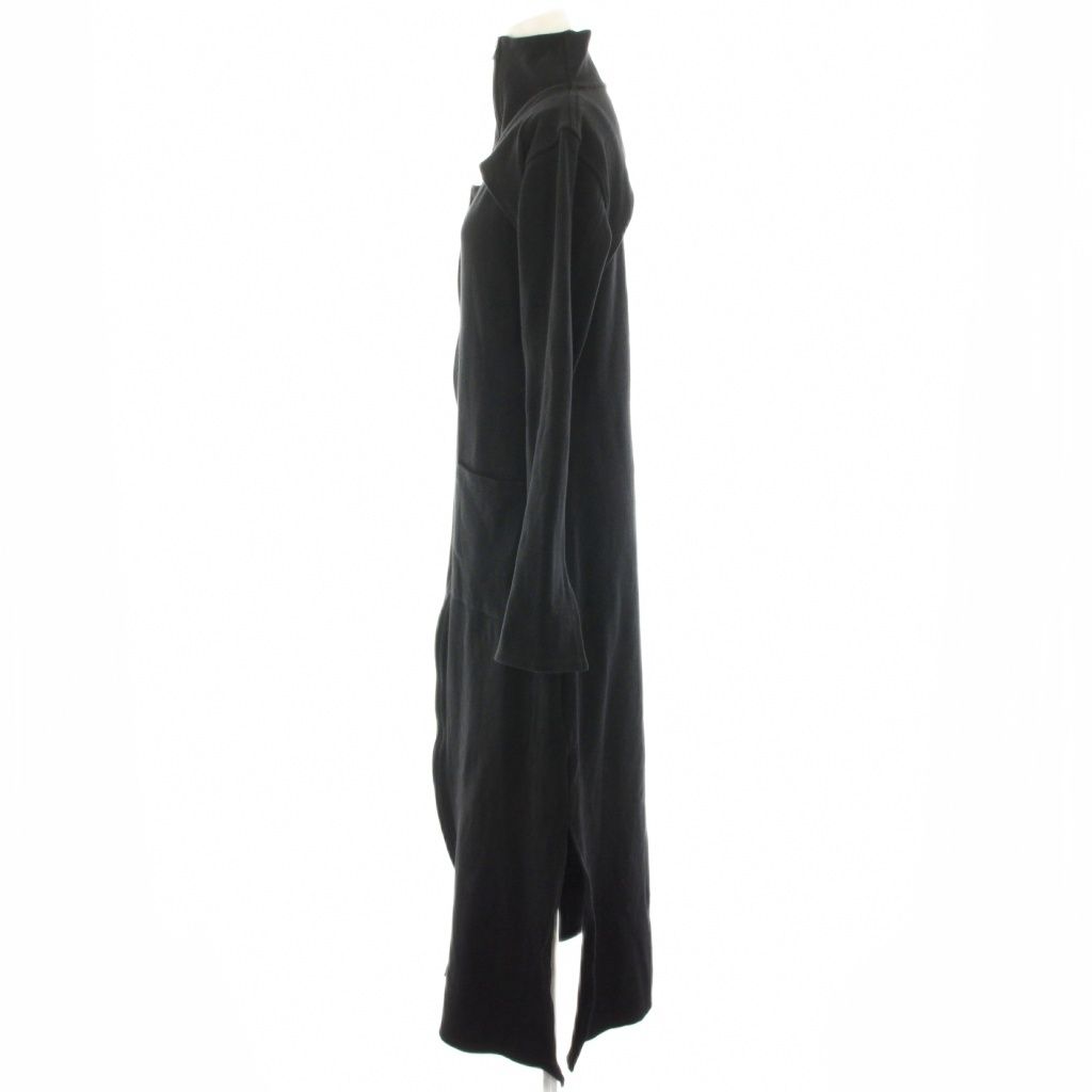 アメリヴィンテージ Ameri VINTAGE 24AW レイヤードライクスウェットドレス LAYERED LIKE SWEAT DRESS ワンピース ロング ハイネック 長袖 S 黒 ブラック 0224205620380 YT