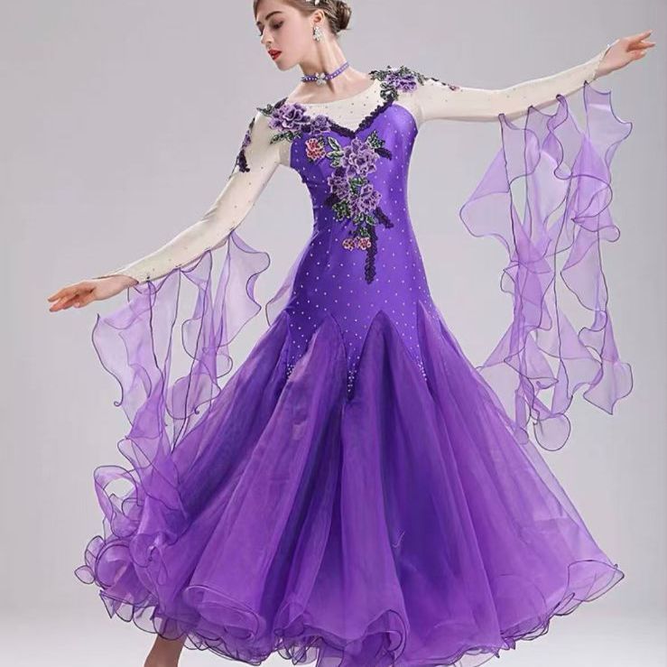 最大60％オフ！ 赤 リーズナブル 社交ダンスドレス モダンドレス スタンダード パーティ―ドレス 安定した