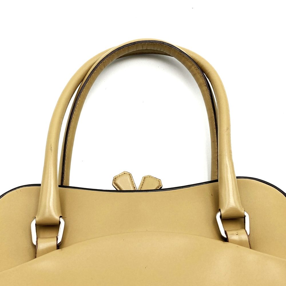 m*B様 ヴィンテージ店購入品　PRADA ベージュ　レザーバック「訳あり」レデ 1BA359 ソフト パデッドナッパレザー ミニハンドバッグ 2way