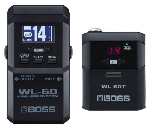 BOSS ボスWL-60 ギターワイヤレスシステム 大型LCD ペダル型 安定した信号伝送