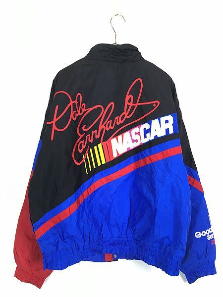 古着 90s CHASE 「Dale Earnhard」 ドライバー 企業 刺しゅう パデット