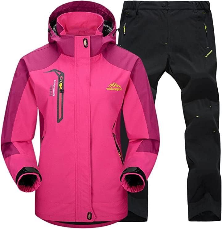 BENQUE(ベンケ) アウトドア ジャケット 登山服 ハイキング レインウェア 多機能 登山用 レインコート( ピンク,  2XL)