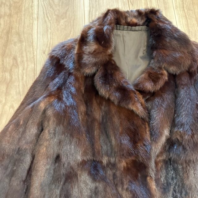 ニナリッチミンク毛皮ロングコート 11号