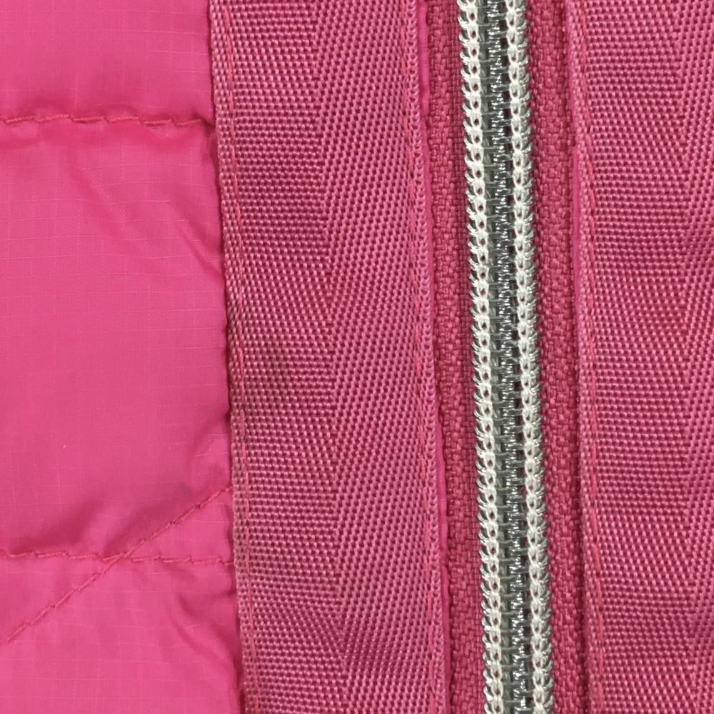 確かな品質。 RLXラルフローレン ダウンベスト ピンク キルティング 胸元ロゴ ダウン75％ レディース XS ゴルフウェア Ralph Lauren