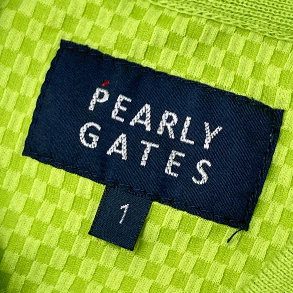 サイズ 1 PEARLY GATES パーリーゲイツ 半袖 ポロシャツ チェック柄 グリーン系 240101206437 ゴルフウェア レディース ストスト WWW_COICOM_COM