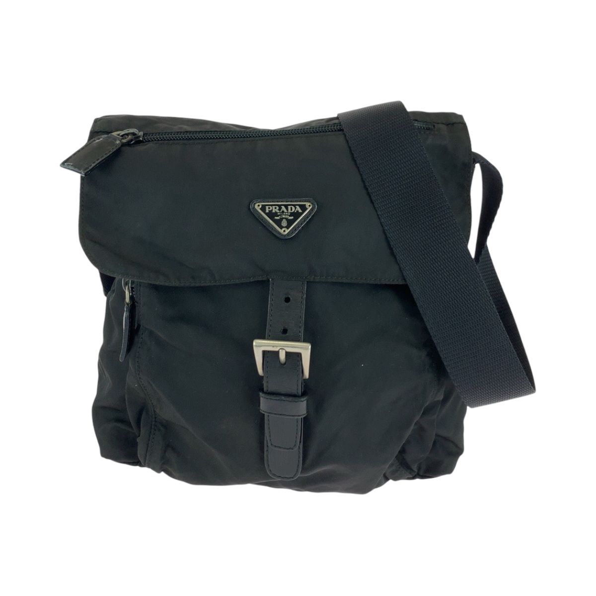 PRADA / プラダ | テスート 三角ロゴプレート ナイロン サコッシュ