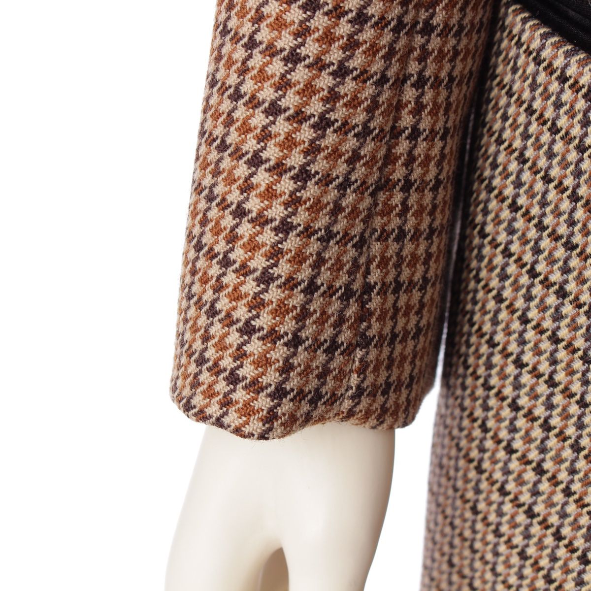 セリーヌ フィービー期 ウール チェック クロンビー コート 2 8F86  