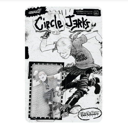 サークル ジャークス Re Action フィギュア Circle Jerks ReAction Figure Skank Man (Grayscale) Super7 パンク TOY