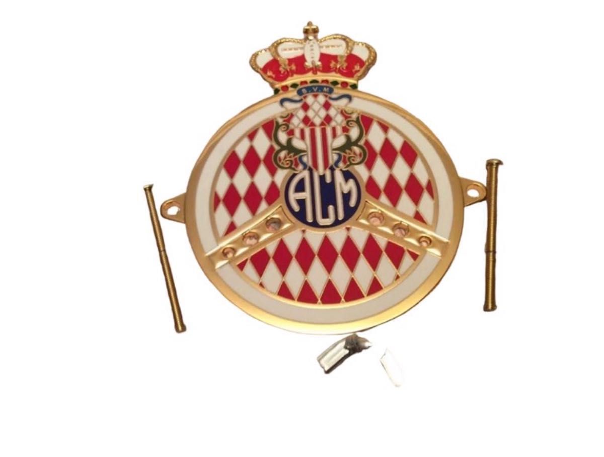 モナコ自動車クラブ ACM リアフェンダー バッジ カーバッジ 英国製