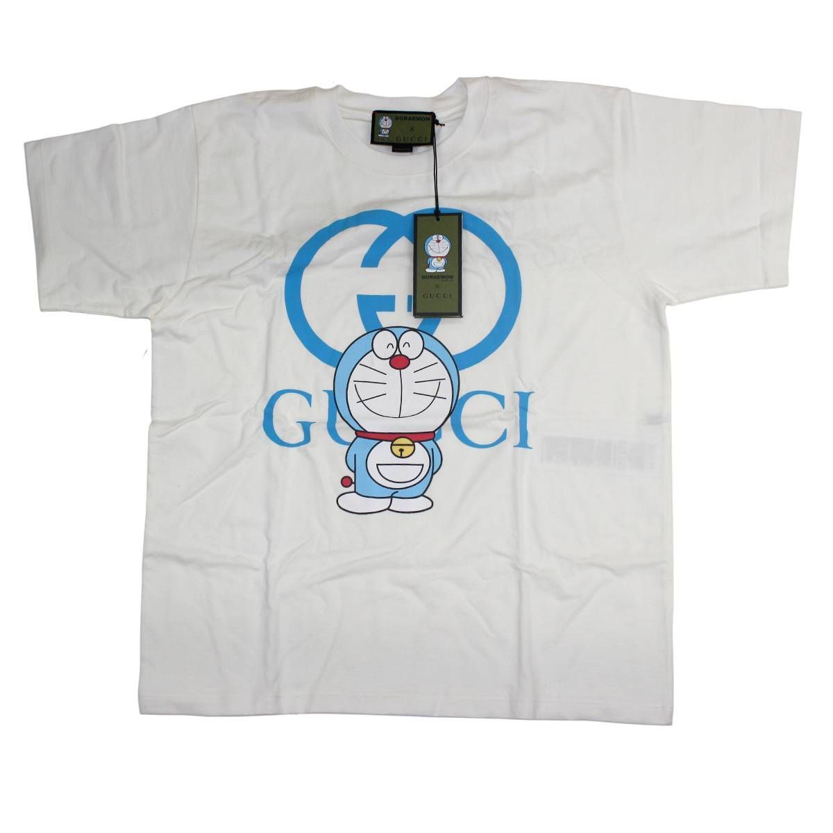 GUCCI|グッチ Tシャツ コラボ DORAEMON|ドラえもん コットン NO Bランク