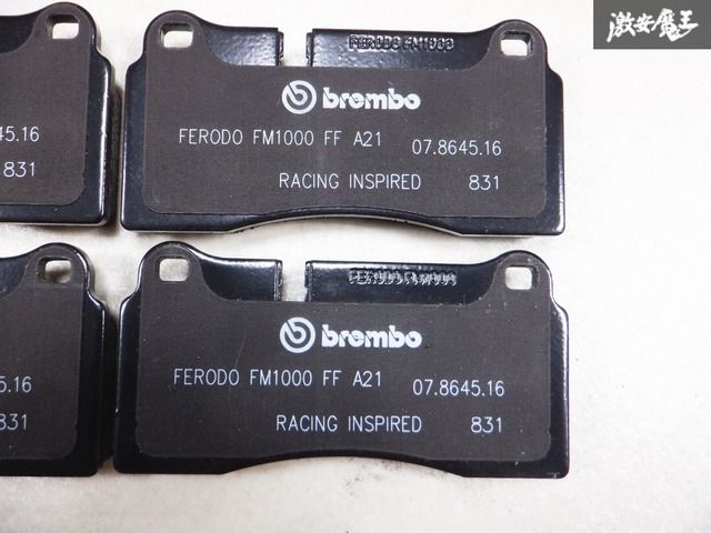 未使用 在庫有 brembo ブレンボ F40 F50 ブレーキパッド FERODO