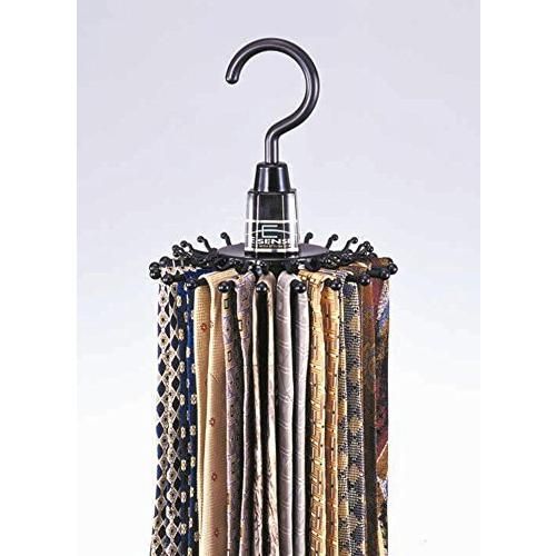 サワフジ ネクタイハンガー ネクタイストッパー20 ブラック NS-20