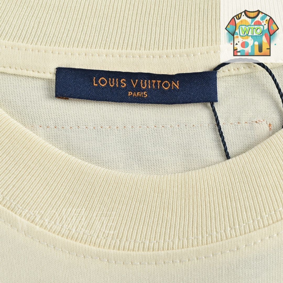ルイヴィトンLOUIS VUITTON 23SS モノグラムTシャツ即発送 86k12 LOUIS VUITTON ルイヴィトン LVスプレッドエンブロイ