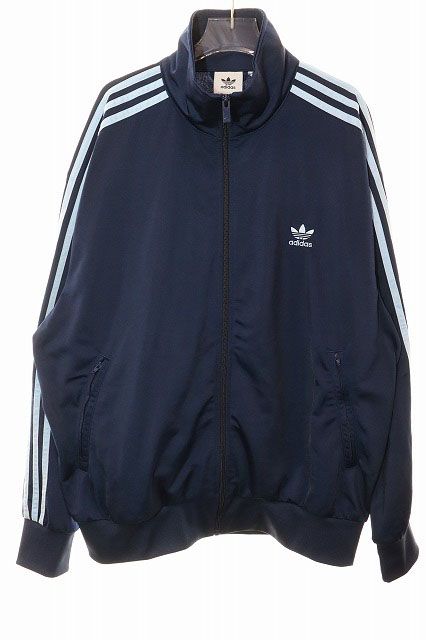 アディダス ファイヤーバードトラックジャケット ジャージ刺繍 ロゴ 古着 adidas - 古着 adidas ジャージ ファイヤーバード アディダス