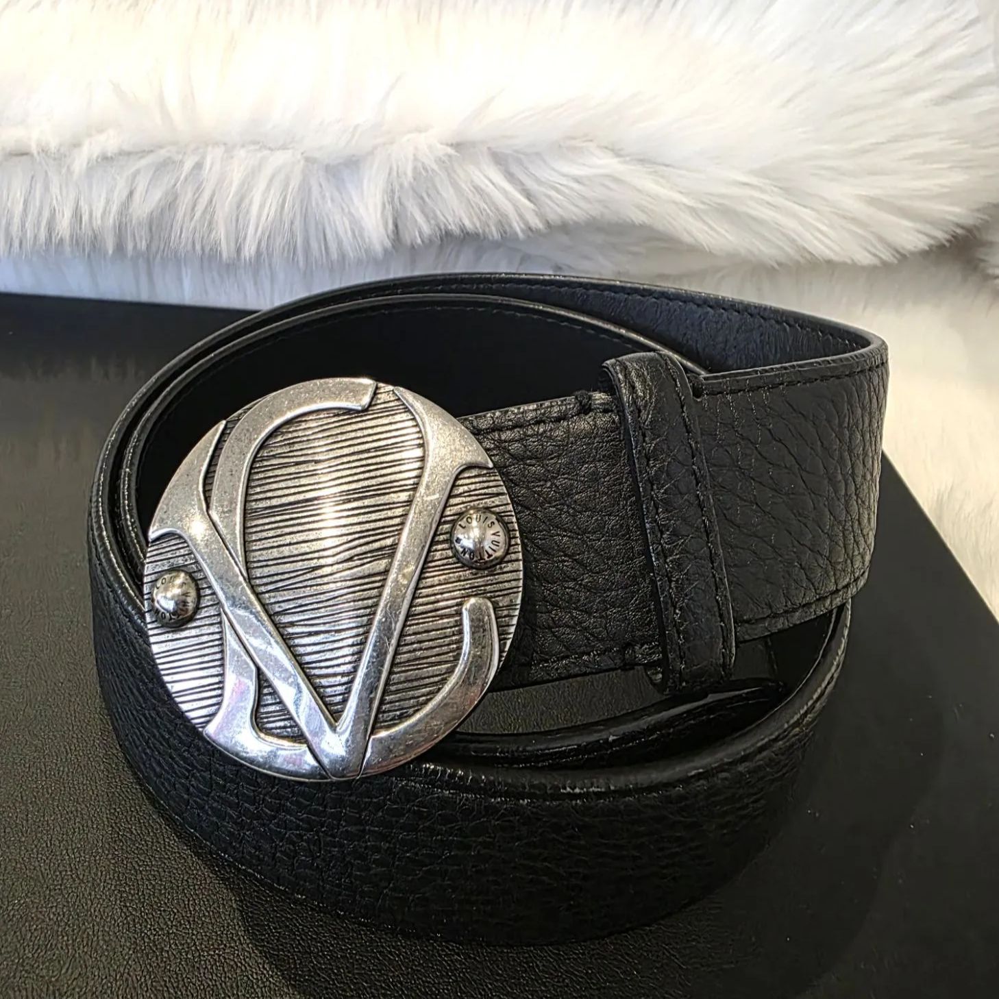 ルイヴィトン サンチュール 1904 ベルト ミヌルフ サンキャトル 80/32 LOUIS VUITTON ルイヴィトン ベルト／サンチュール・1904 ミル