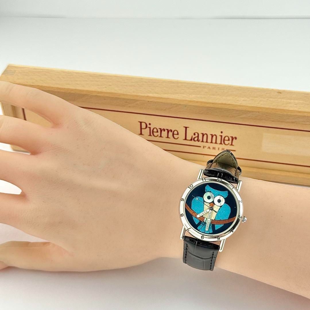 999本 ピエールラニエ ふくろう フクロウ メンズ レディース 男女兼用 電池 腕時計 576