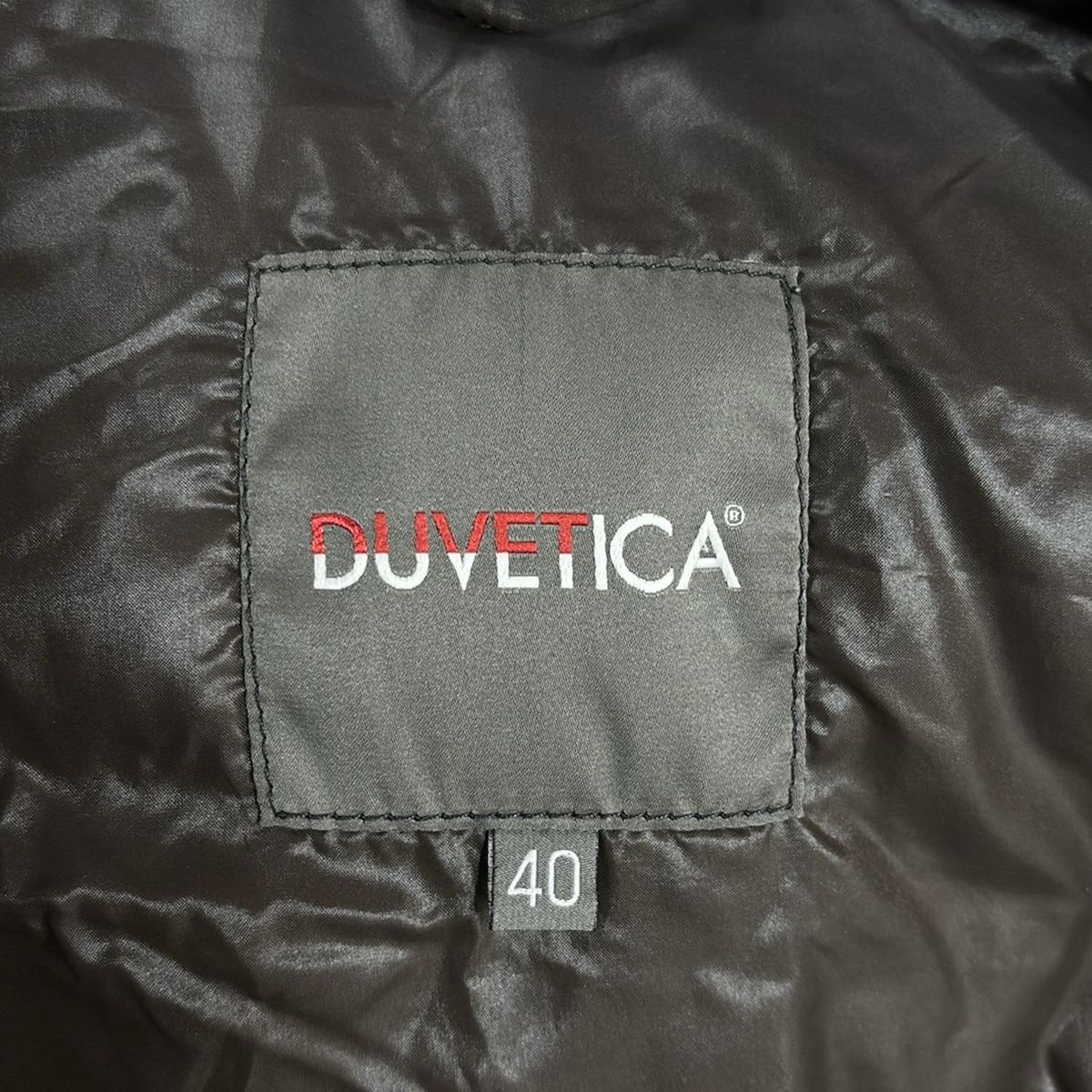 DUVETICA デュベティカ ダウンベスト サイズ40 M レディース FEBEDUE ダークグレー 冬 GULLKHAN_COM