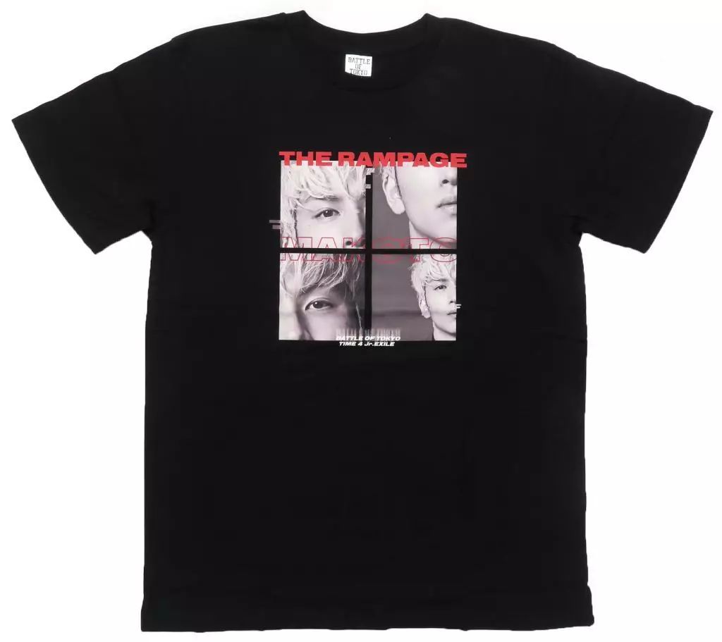 中古】Tシャツ 長谷川慎(THE RAMPAGE) フォトTシャツ ブラック M