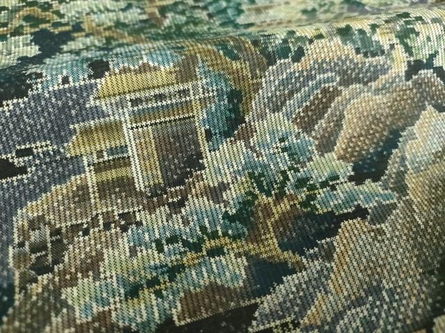 風景文 藤絹織物謹製