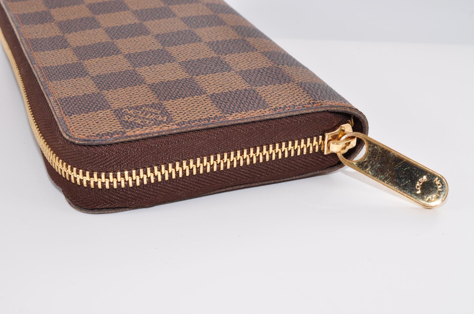 LOUIS VUITTON ルイヴィトン 長財布 ダミエ・エベヌ ジッピー
