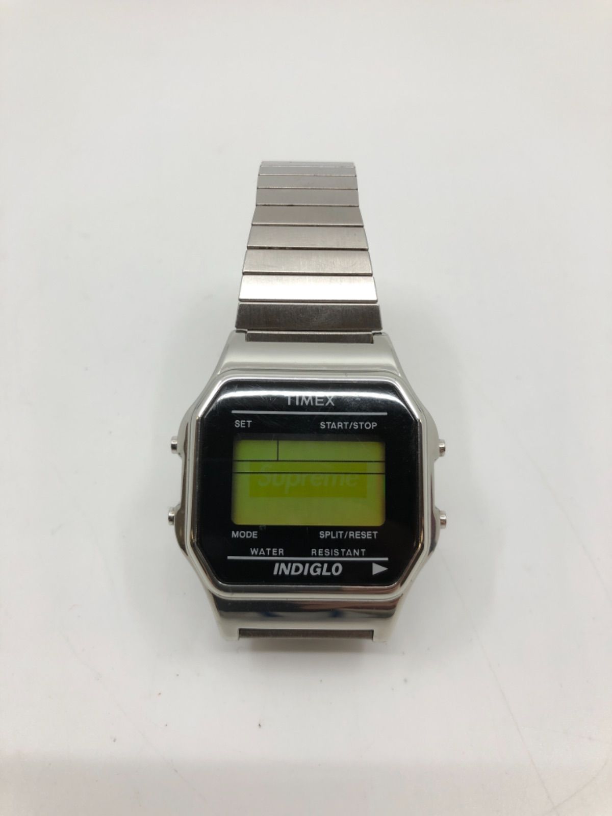 SUPREME TIMEX TW2U03500 デジタルウォッチ シルバー 電池切れ - メルカリ