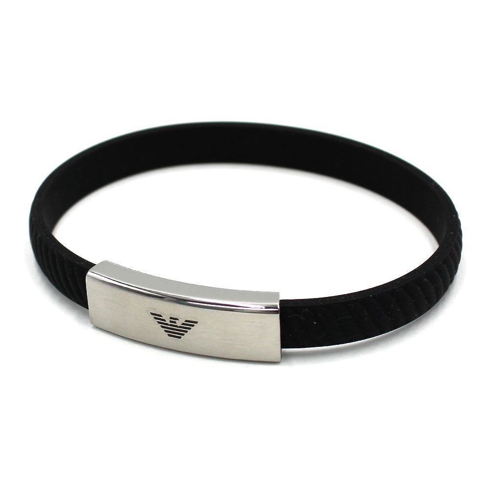 EMPORIO ARMANI EGS2996040 シリコン ID ブレスレット EMPORIO ARMANI エンポリオアルマーニ EGS2996040 ステンレス