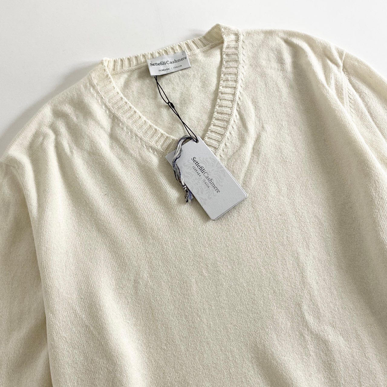83h27① 《未使用保管品》 イタリア製 Settefili Cashmere セッテ 