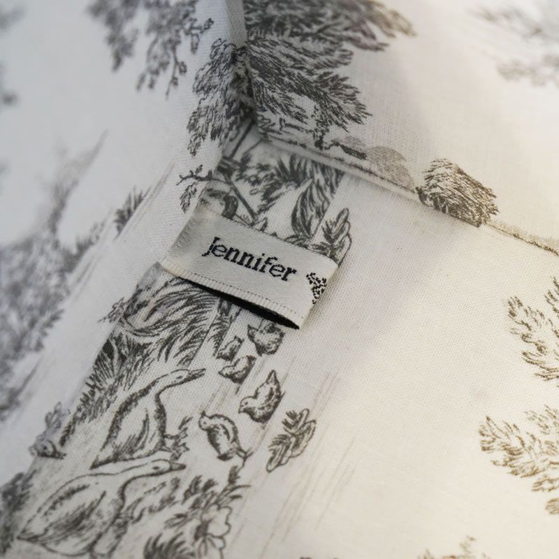 ジェニファーテイラー 脚付き小物入れ トワルドジュイ柄 Toile de Jouy