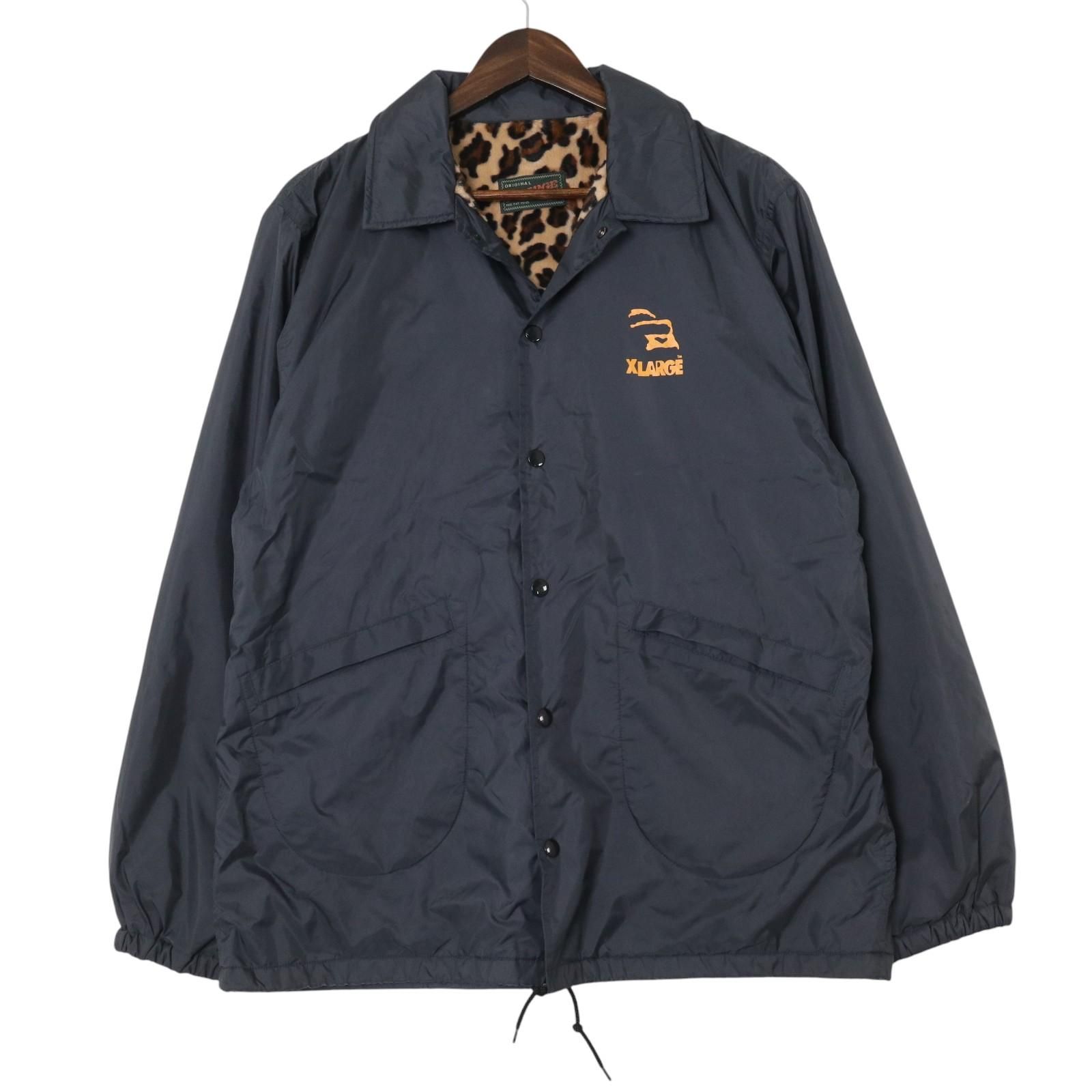 XLARGE エクストララージ ナイロン コーチジャケット ネイビー (メンズ 