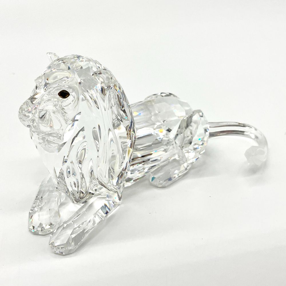 スワロフスキー ライオン 置物 1995年 SCS 会員限定 作品 SWAROVSKI スワロフスキー Swarovski SCS会員1995年限定作品