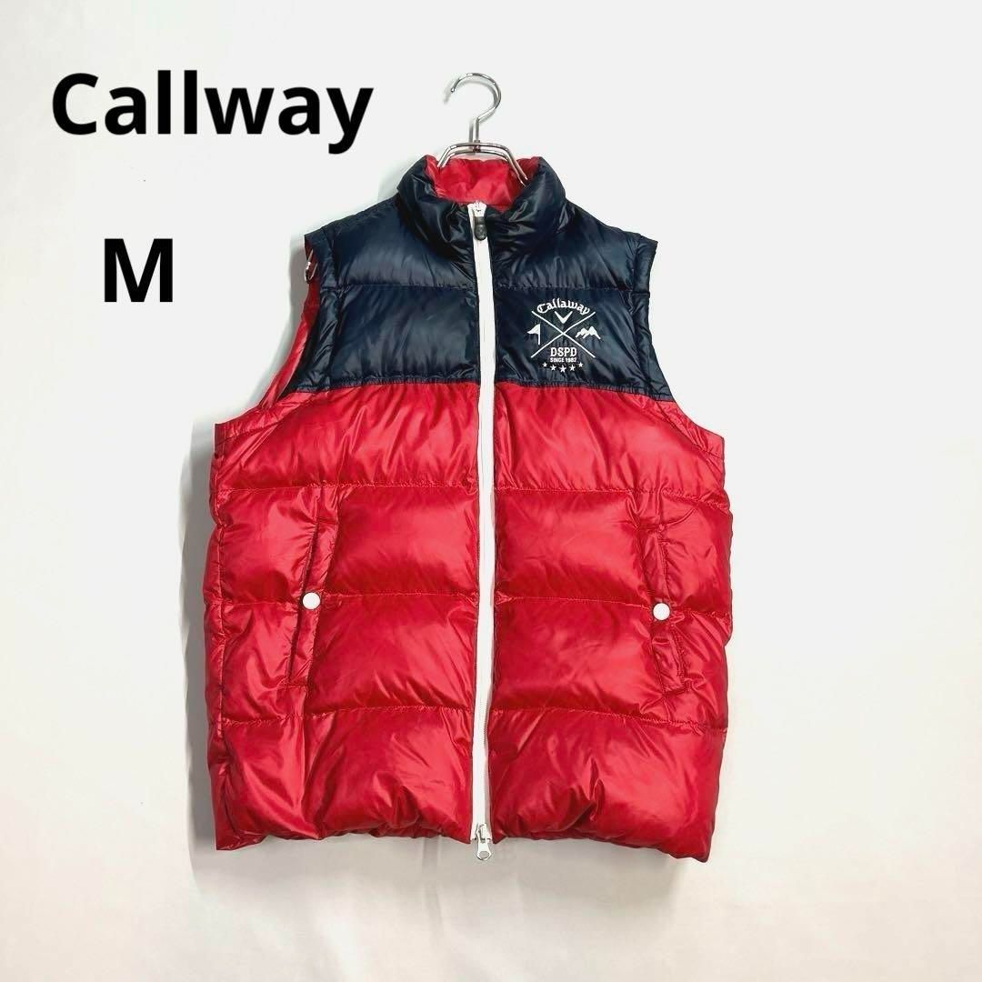 Callaway 赤 ダウンジャケット Mサイズ キャロウェイ(Callaway