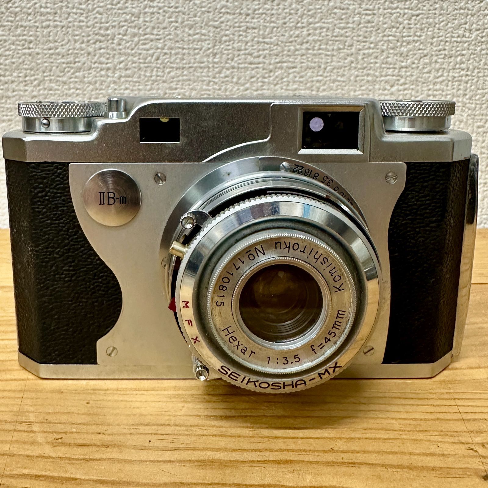 Konica コニカ ⅡB-m フィルムカメラ レトロカメラ ヴィンテージケース入り 当時物 - メルカリ