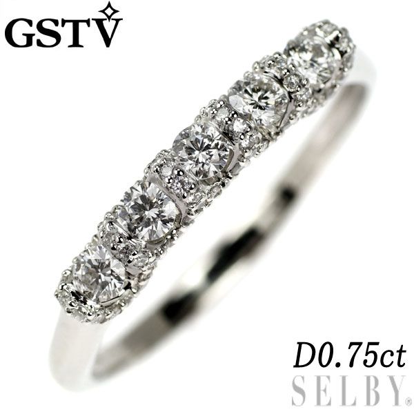 GSTV Pt950 ダイヤモンド リング 0.75ct - www.port-toamasina.com