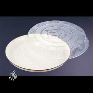 プラ容器 益子 茶フチ 30 入