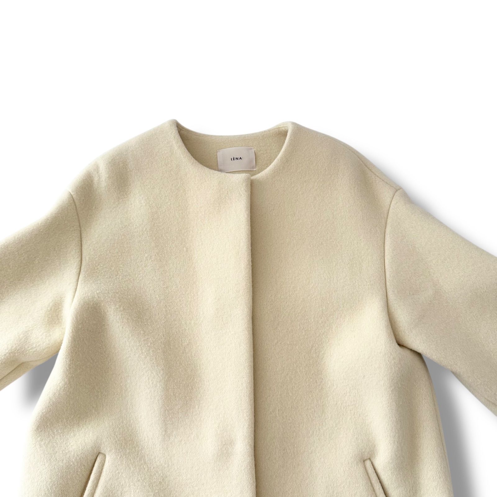 イエナ ラムウールノー コート アウター イエロー 38