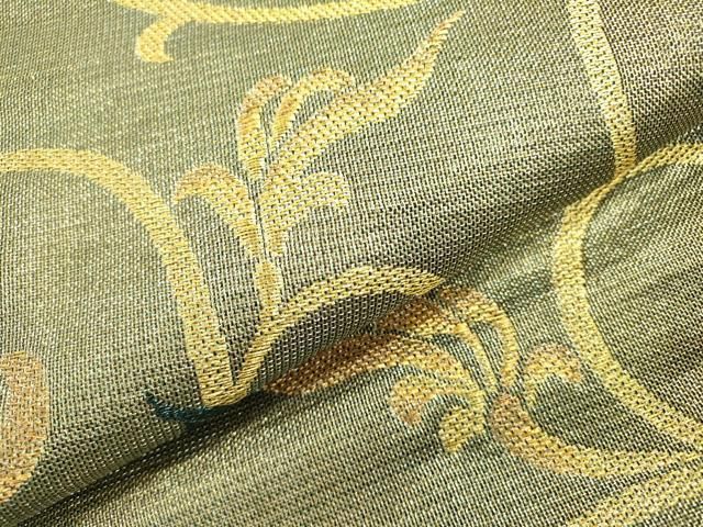 平和屋着物●両面　六通柄袋帯　唐草文　金糸　正絹　逸品　DAAR0781fe 平和屋着物○両面 六通柄袋帯 唐草文 金糸 正絹 逸品 DAAR0781fe