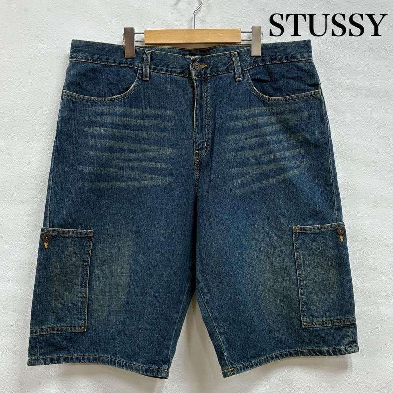 STUSSY - 【希少】stussy ハーフパンツ デニムショーツ カーゴ