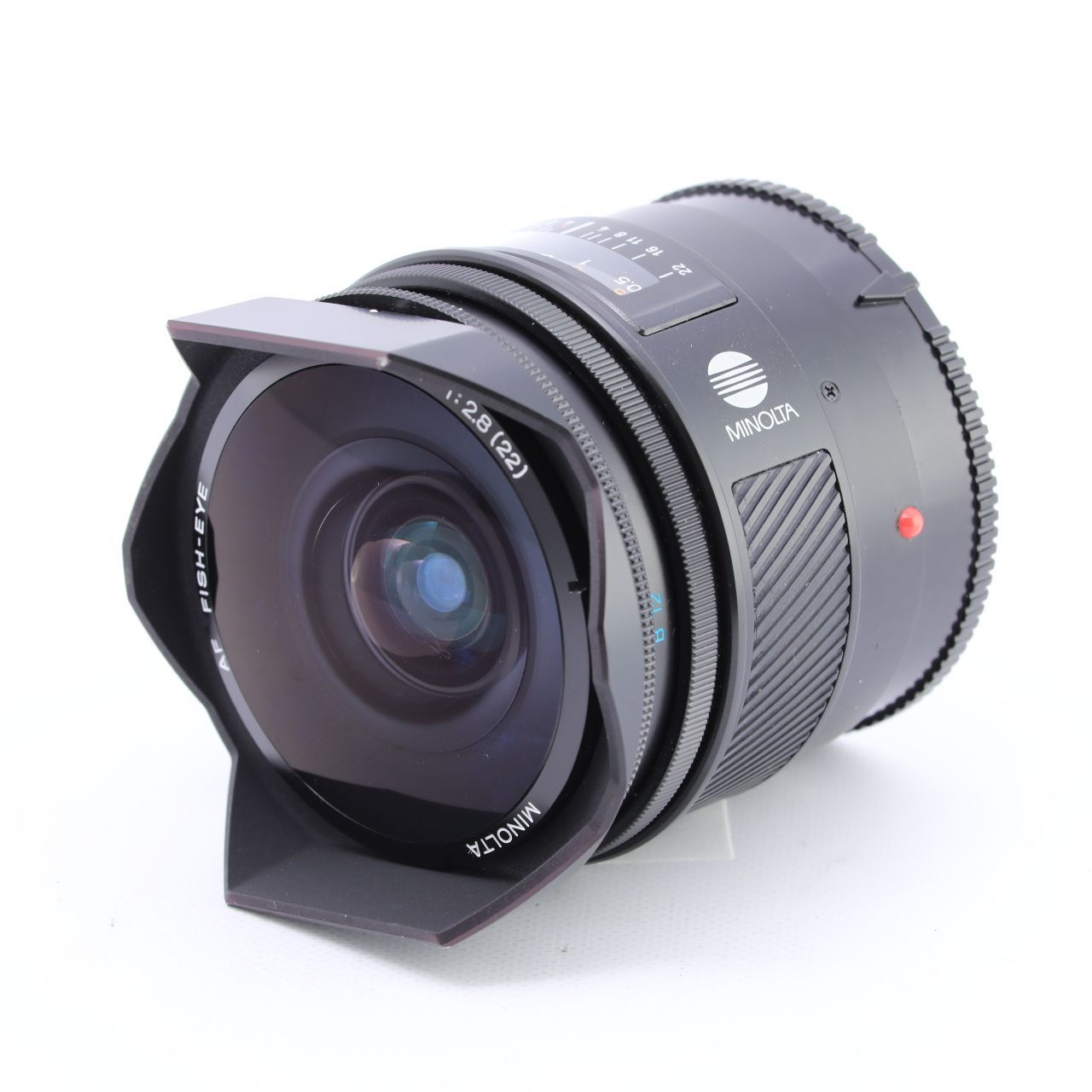 MINOLTAAF FISH-EYE16mm 1:2.8 (22)フィッシュアイ MINOLTA AF 16mm 1:2.8 (22) フィッシュアイ