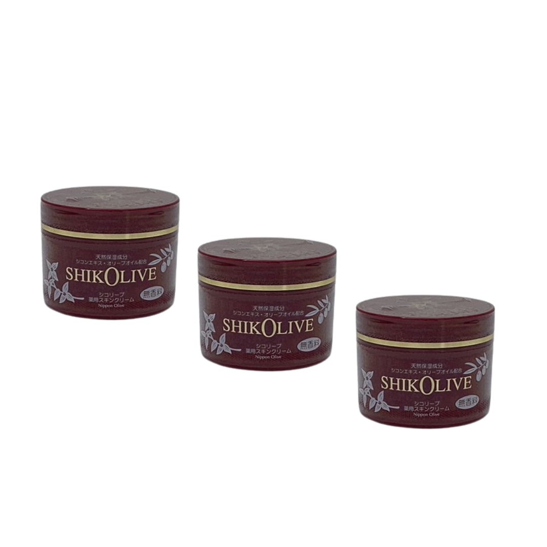 シコリーブ 薬用スキンクリーム180g 5個セット 自然派オリーブ化粧品の薬用スキンクリーム シコリーブ【医薬部