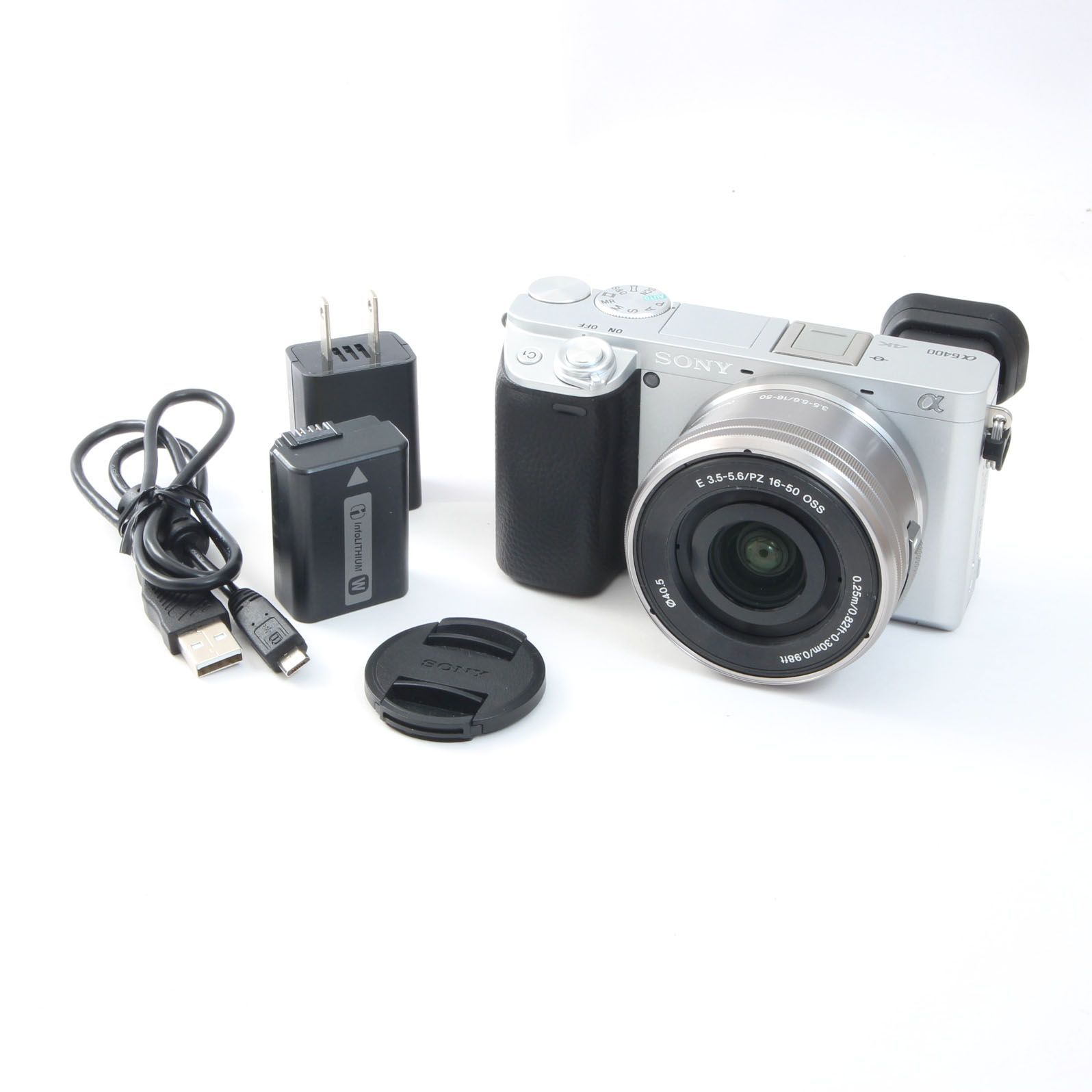 シャッター数460回 SONY ソニー α6400 E PZ 16-50mm F3.5-5.6 レンズセット