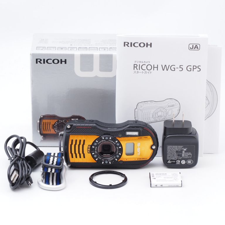 RICOH WG-5 GPS  オレンジ